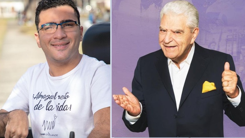 Juanpi Dolande y Don Francisco. Instagram