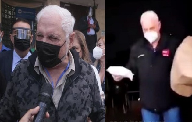 El hecho ocurrió el año pasado cuando Ricardo Martinelli salía en el día de hombres. Foto: Grupo Epasa