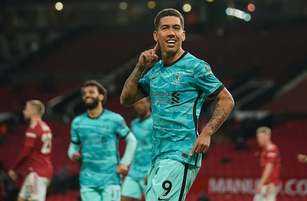 Roberto Firmino destacó con un doblete para 'los reds'. Foto: EFE