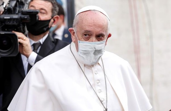 El papa Francisco este viernes en Roma. 