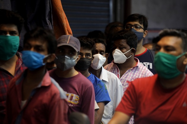 La India supera los 25 millones de casos de coronavirus. Foto: EFE