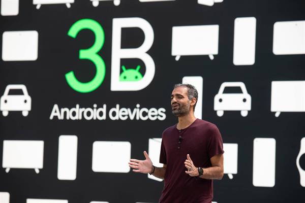 Vicepresidente de gestión de productos de Android y Google Play durante la conferencia de desarrolladores I/O de Google en Mountain View, California.