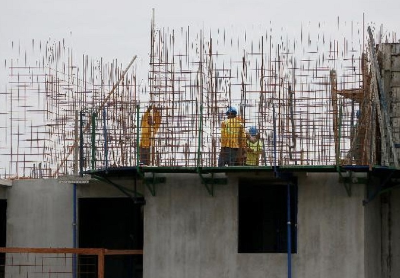 La obra en construcción se encuentra en la fase de estructuras. Foto: Diómedes Sánchez 