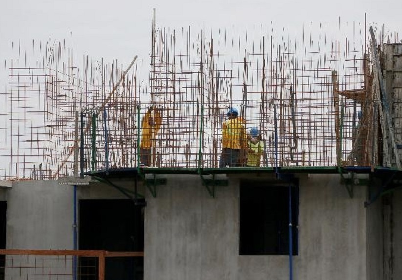 La obra en construcción se encuentra en la fase de estructuras. Foto: Diómedes Sánchez 