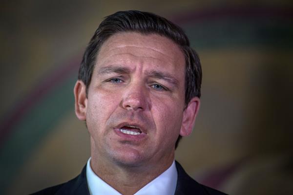 El gobernador de Florida, Ron DeSantis.