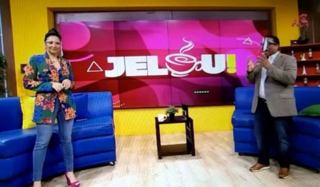 Natalia González y Eddy Vásquez, presentadores de Jelou! Foto: Instagram