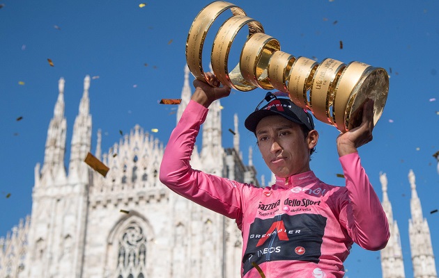 Egan Bernal se impuso en otra gran prueba. Foto: EFE