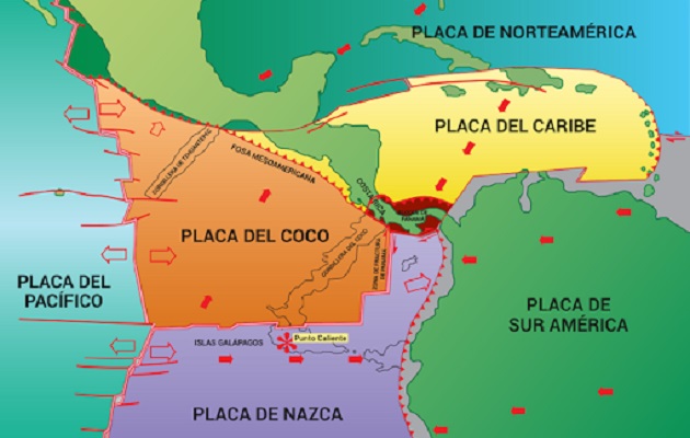 Panamá está rodeado de distintas placas. Foto: Cortesía Ovsicori