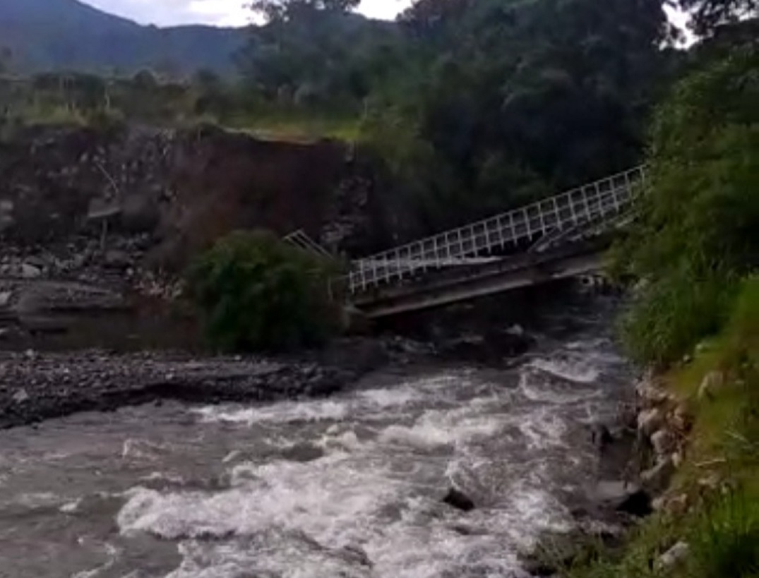 La estructura será removida y en su lugar se colocará un puente Bailey. Foto: José Vásquez