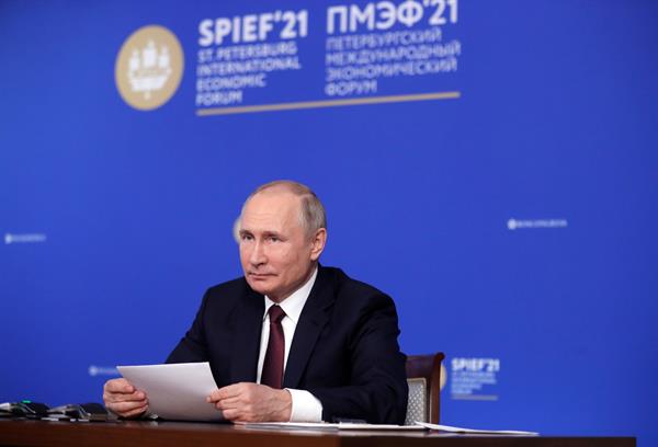 El presidente ruso, Vladímir Putin. EFE