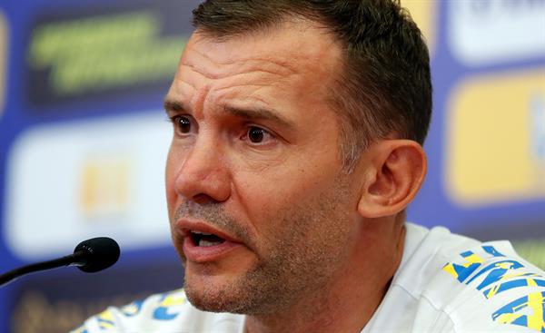 Seleccionador de Ucrania, Andréi Shevchenko. Foto: EFE