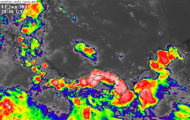 Lluvia y ráfaga de viento hasta el lunes. Foto: Cortesía Etesa