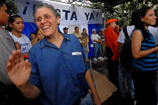 La exguerrillera y exministra sandinista Dora María Téllez. EFE