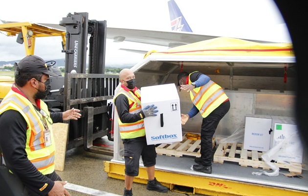 Panamá ha recibido 19 lotes de la vacuna de Pfizer. Foto: Cortesía Minsa