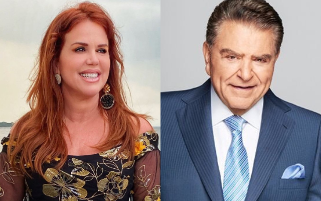 María Celeste Arrarás y Don Francisco. Fotos: Instagram