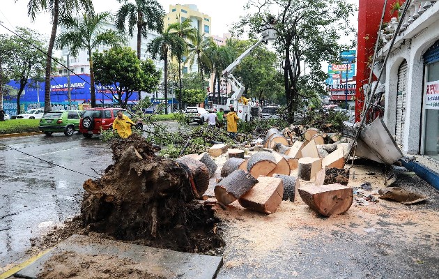 La tormenta tropical Dolores nació este viernes en aguas del Pacífico mexicano. Foto: EFE