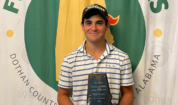 Samuel Durán cerró su participación en el torneo con un registro de 31, en los últimos nueve hoyos. Cortesía Roberto Durán