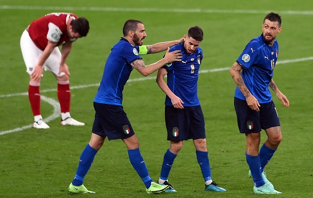 Austria casi sorprende a Italia. Foto: EFE