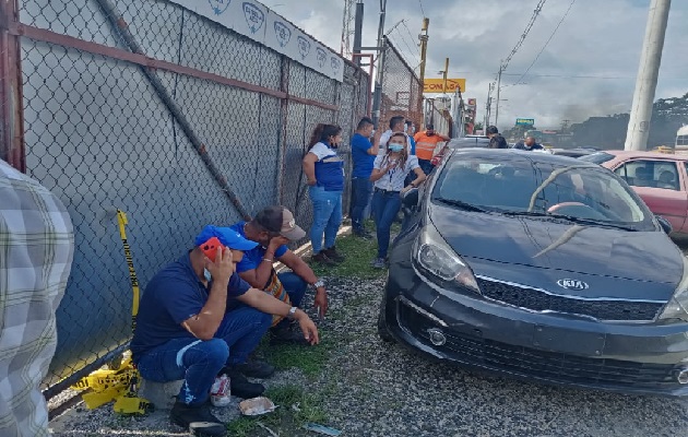 Oswaldo Danies, dirigente de la agrupación en la costa atlántica, manifestó que ellos han hecho uso del derecho a huelga que le brinda el Código de Trabajo.Foto: Diomedes Sánchez