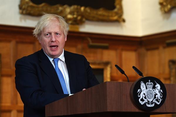 El primer ministro británico, Boris Johnson. EFE