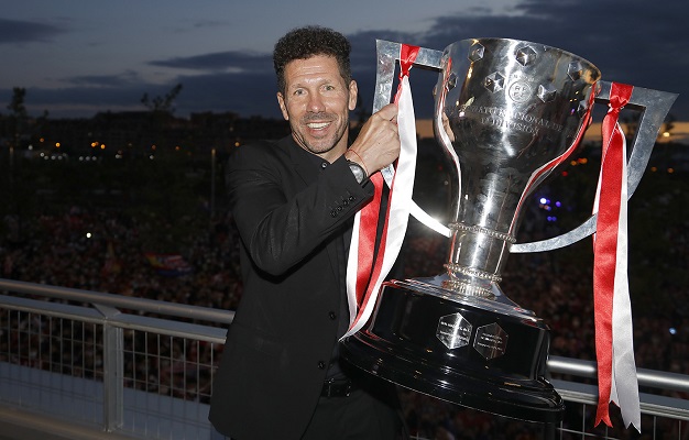 Simeone ha dimensionado deportivamente el club con la clasificación constante para la Liga de Campeones. Foto Cortesía: @atleti