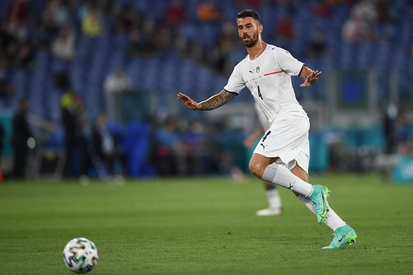 El italiano Leonardo Spinazzola ha sido elegido en dos oportunidades de esta Eurocopa como “el mejor jugador del partido”. Foto Cortesía: @EURO2020