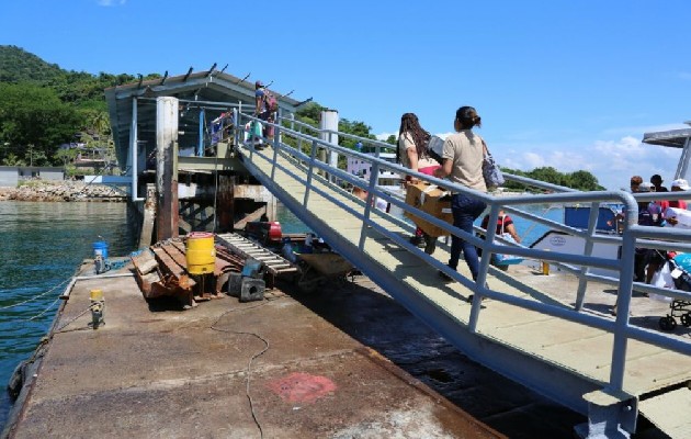  Termina trabajos de rehabilitación del muelle de Taboga. Foto: Archivo