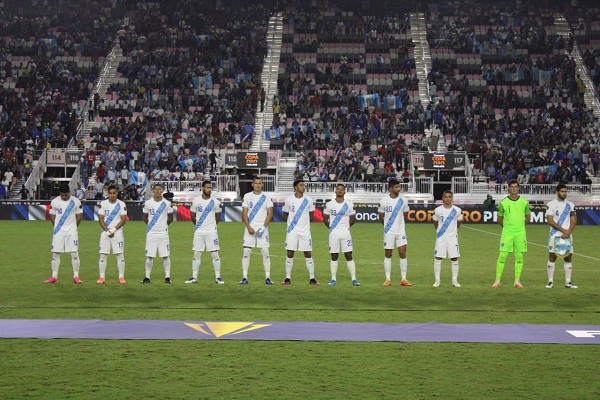 Jugadores de Guatemala. Foto:Twitter