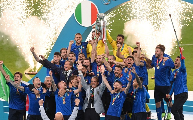 La selección italiana se proyecta como un equipo sólido en todas sus líneas. Foto Cortesía: @EURO2020