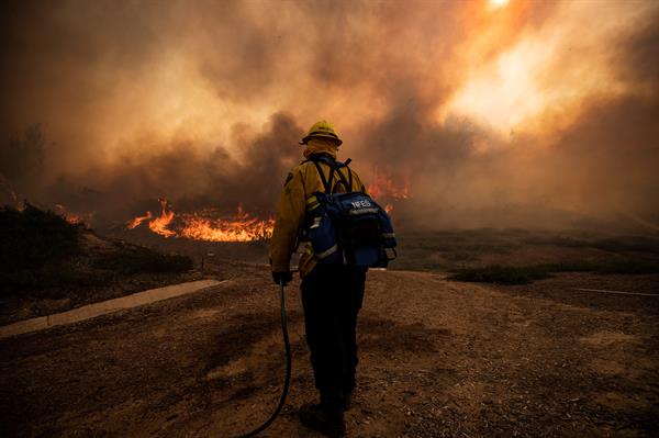 California vivió en 2020 el peor año de su historia en cuanto a número de incendios y superficie quemada, ya que ardieron más de cuatro millones de acres, que son 1.618.742 hectáreas. EFE