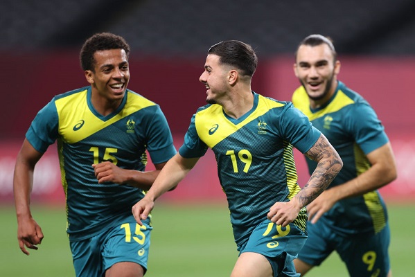 Argentina encajó una inesperada derrota contra Australia. Foto Cortesía: @FootballAUS