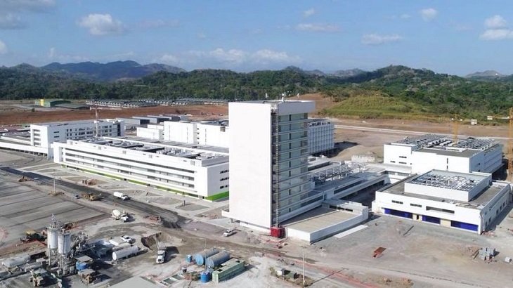 Ciudad de la Salud tiene un atraso de 40% en sus trabajos. Foto: Archivo