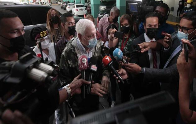 El expresidente Ricardo Martinelli es juzgado por segunda ocasión. Foto: Víctor Arosemena