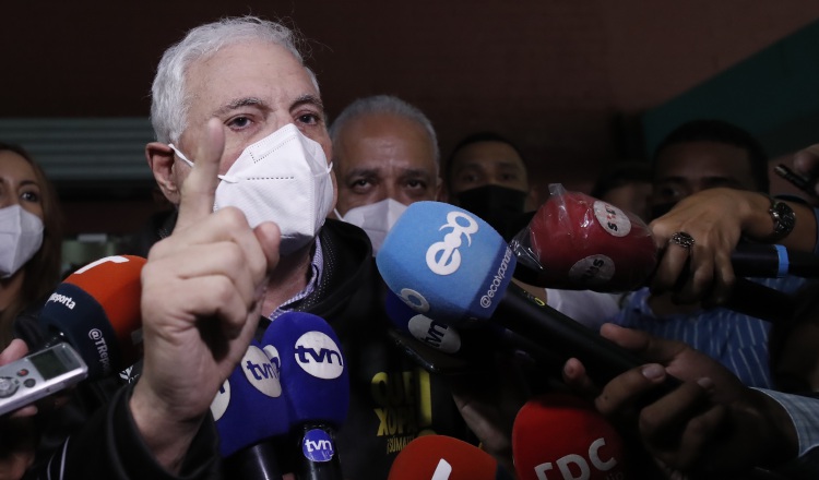 El expresidente e la República Ricardo Martinelli, en reiteradas ocasiones señaló que está convencido de su inocencia algo que lo demostraría 100 veces si es posible. Foto: EFE