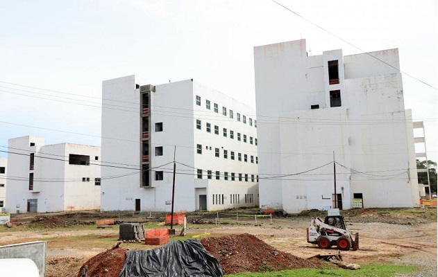 Este hospital cuyas instalaciones estaban ubicadas en Coco Solo, tiene cerca de 11 años de estar en construcción. Foto: Archivo