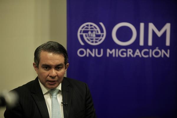 El jefe de Misión de la Organización Internacional para las Migraciones (OIM) en Panamá, Santiago Paz. Foto: EFE