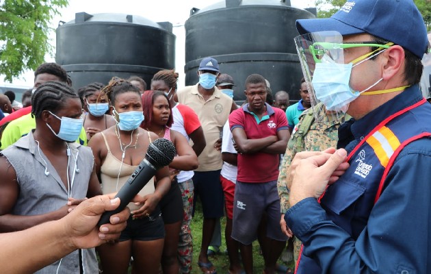 Más de 11 mil migrantes están varados en frontera colombo panameña. Foto: Cortesía Defensoría del Pueblo