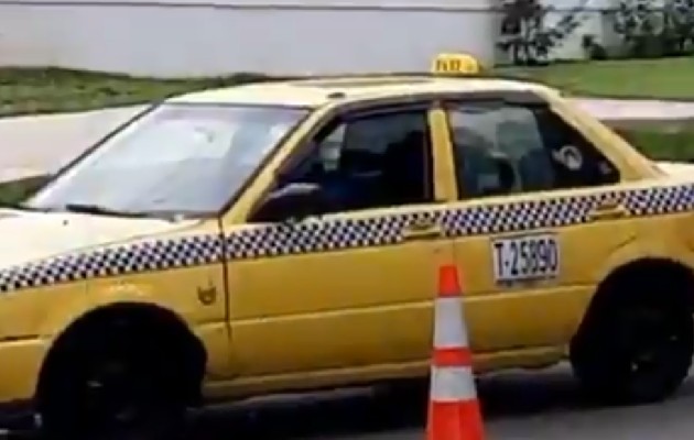 Crimen en plena vía Transístmica. Foto: Redes