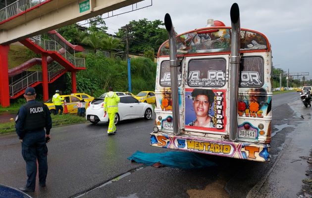 Cerca del área del atropello había un paso peatonal. Foto: Diomedes Sánchez