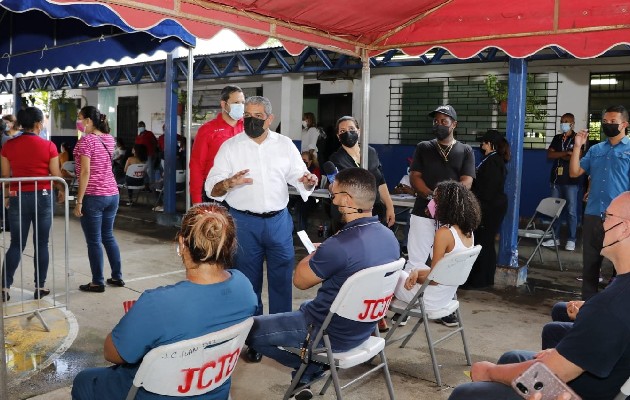 Panamá mantiene estrategia de vacunación por barrido con las dosis de Pfizer. Foto: Cortesía Minsa