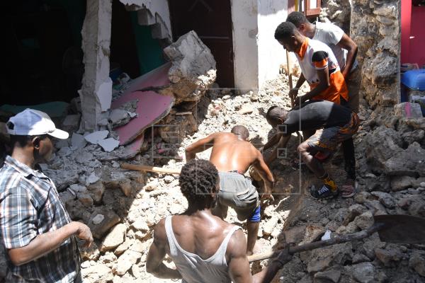 El terremoto en Haití destruyó muchos hospitales, escuelas, iglesias, hoteles y empresas privadas. Foto: EFE