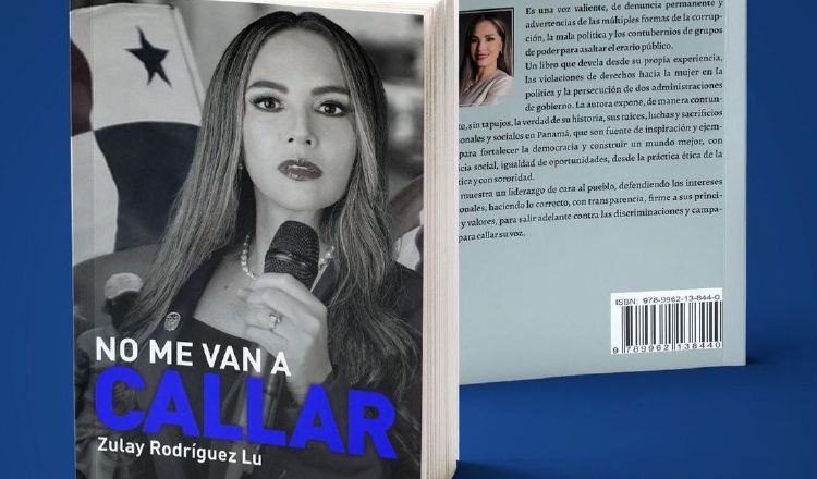 Portada y contraportada de el libro 'No me van a callar'.  Cortesía