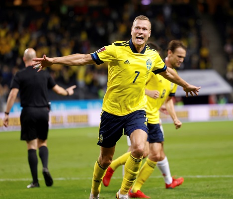 Suecia vino de atrás para derrotar a España 2-1. Foto: EFE