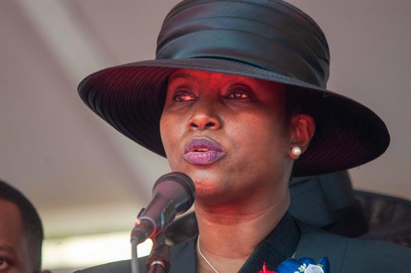 Martine Moise, viuda del presidente de Haití Jovenel Moise, asesinado hoy hace dos meses. Foto: EFE