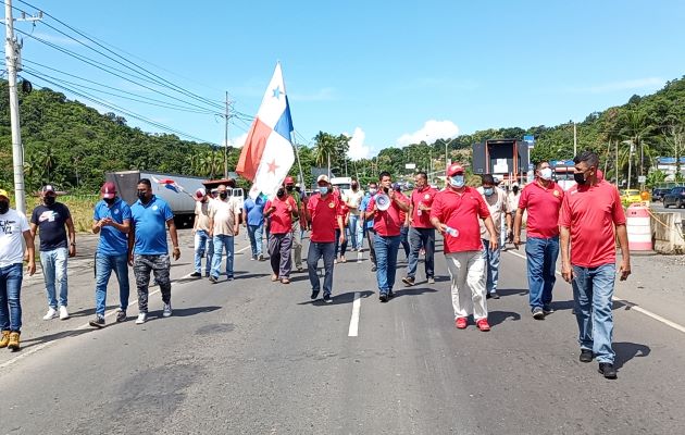 Las protestas en todos estos puntos se prolongaron por aproximadamente una hora. Foto: Eric Montenegro