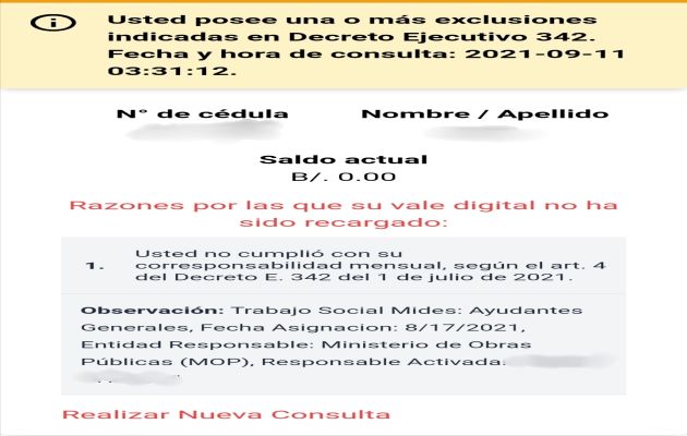 A quienes expresaron haber cumplido con su labor institucional la plataforma les indicaba que habían incumplido. Foto: Mayra Madrid