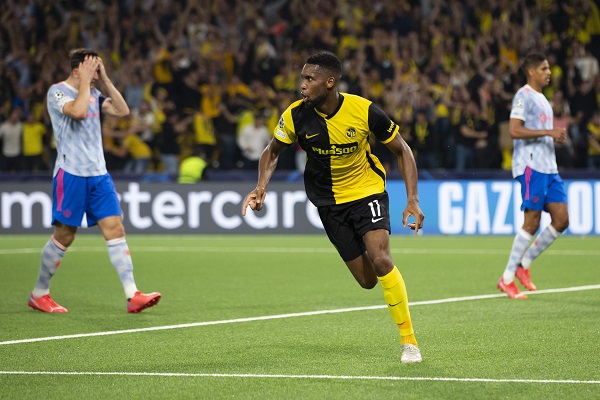 Young Boys ganó en casa 2-1 ante el Manchester United. Foto: EFE