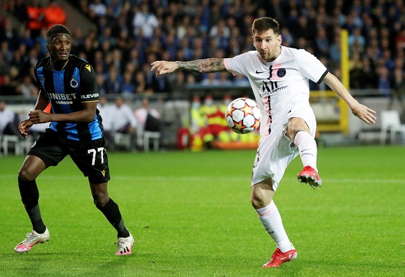 Paris Saint-Germain empató de visita 1-1 con el Brujas. Foto: EFE