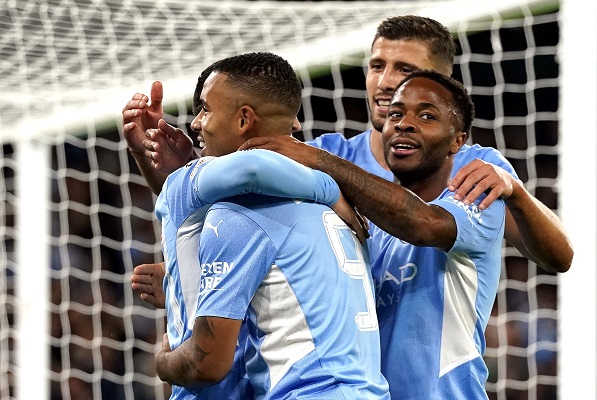 Manchester City venció como local 6-3 al Leipzig. Foto: EFE