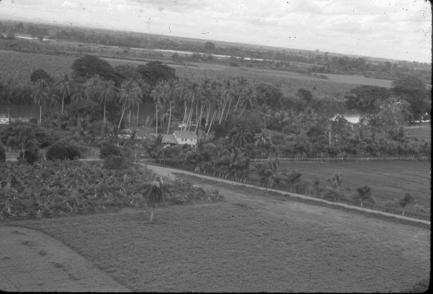 La finca Chiriquí Viejo, a la vera del río del mismo nombre. Año, 1974. Foto: Stanley Heckadon-Moreno. 